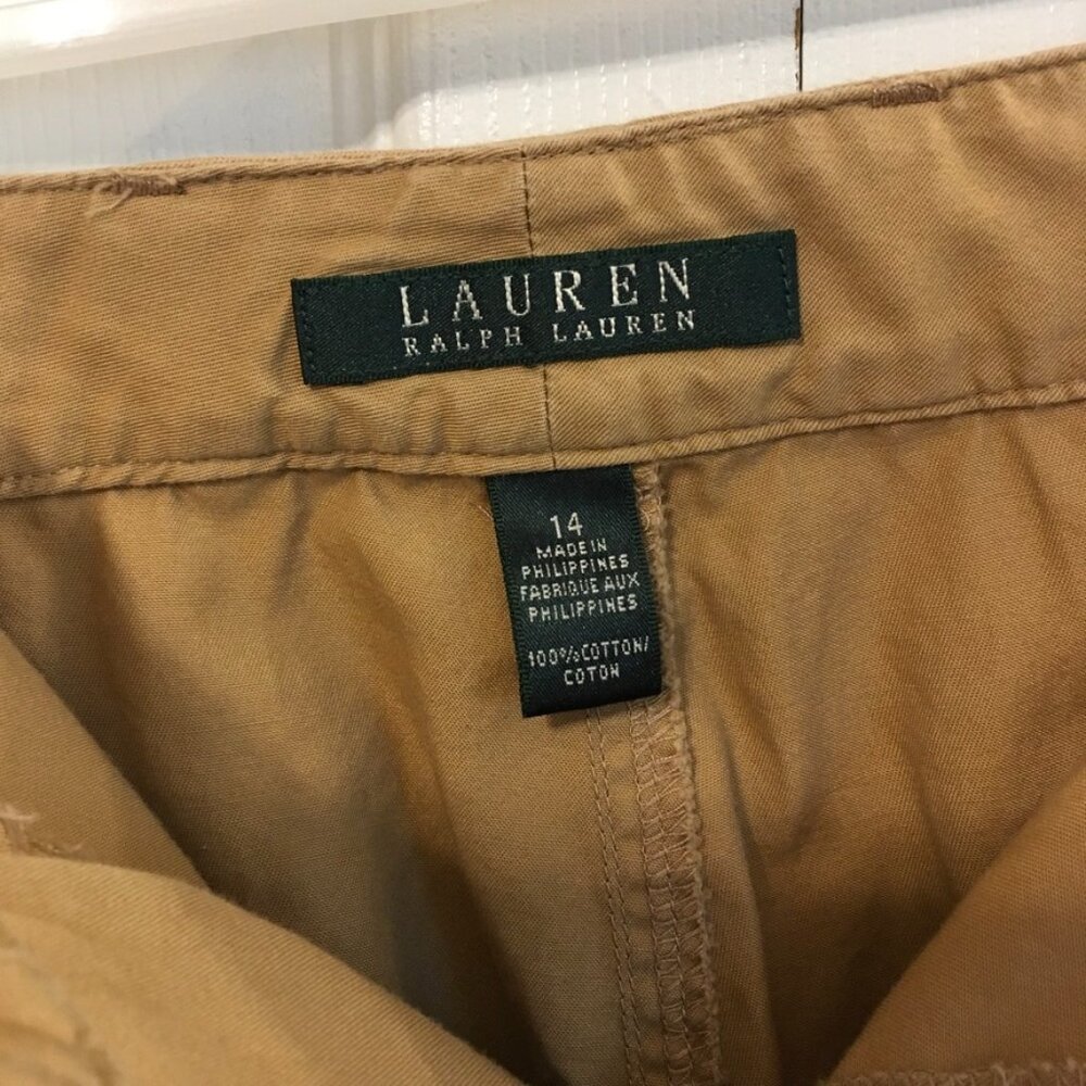Lauren Ralph lauren Belted Cotton Shorts - Picture 2 of 6